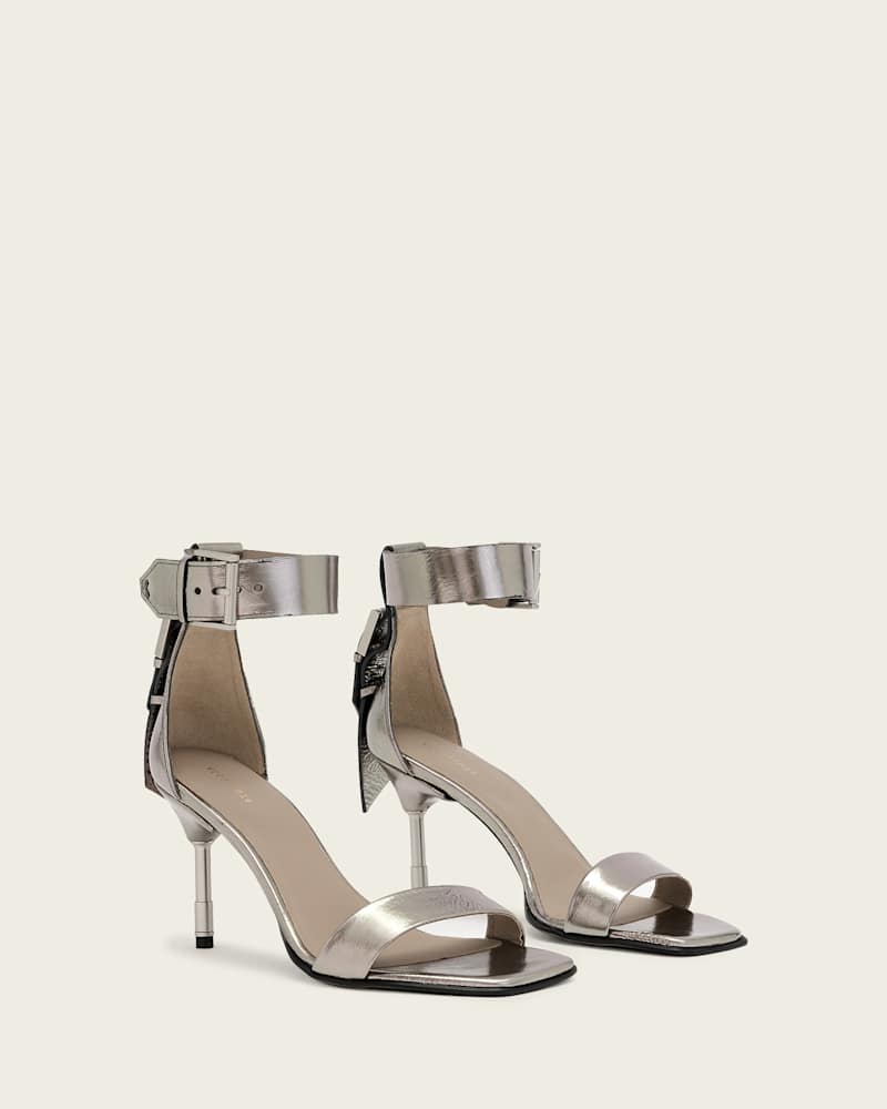 Noir Leather Sandals