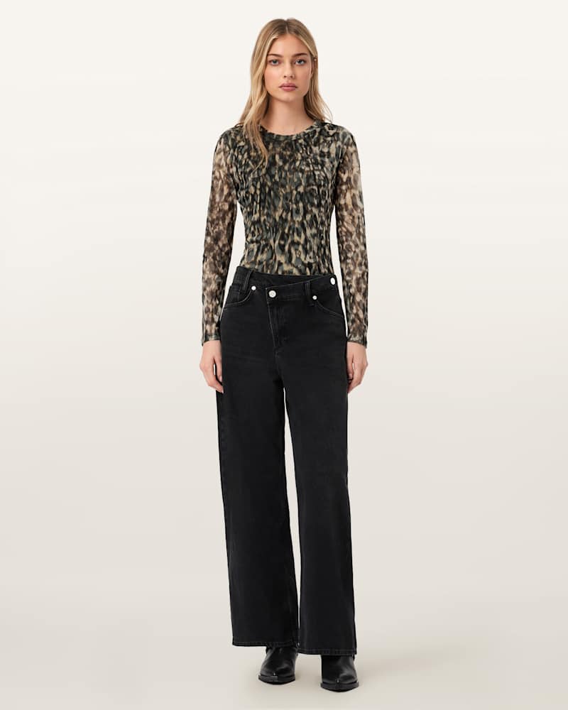 Ellie Mesh Long Sleeve T-Shirt
