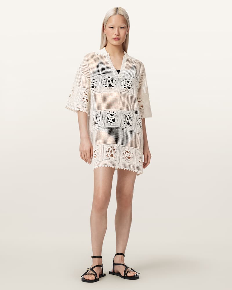 Kyra Open Knit Mini Dress