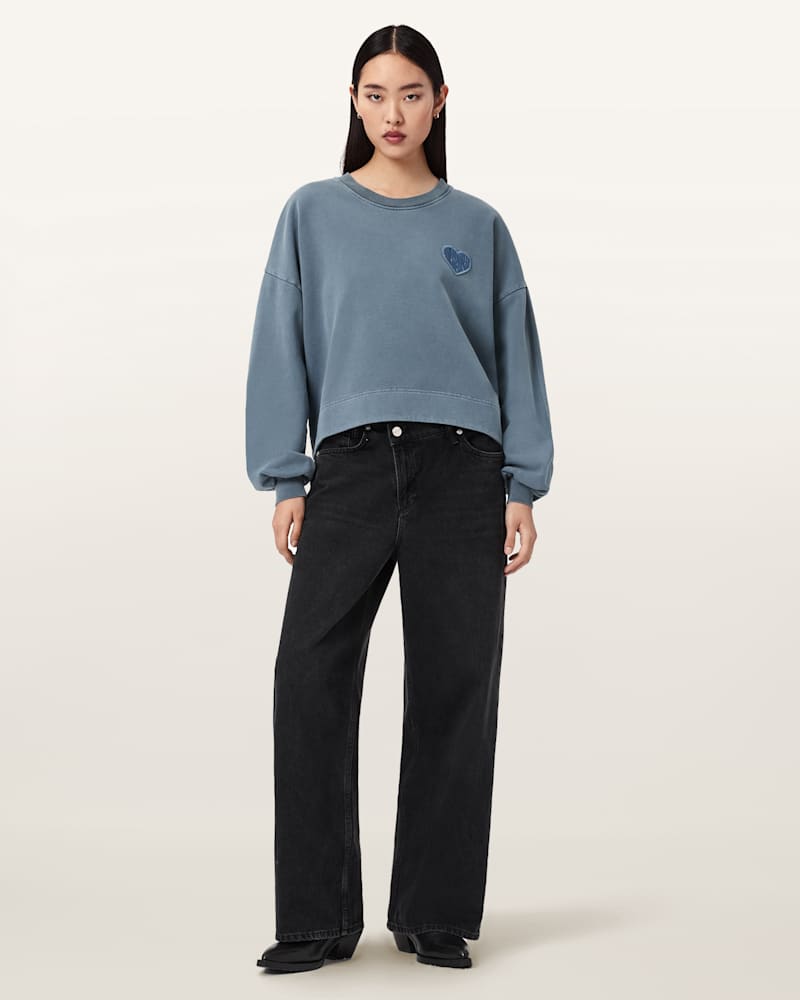 Lover Oversized Crew Neck Sweatshirt