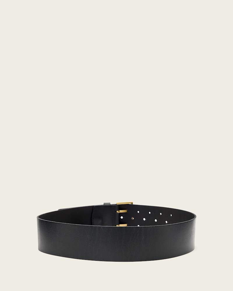 Lou Wide Leather Belt