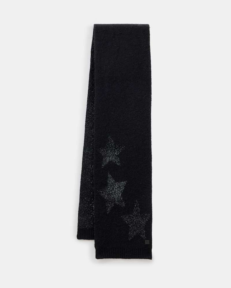 Star Tinsel Metallic Scarf