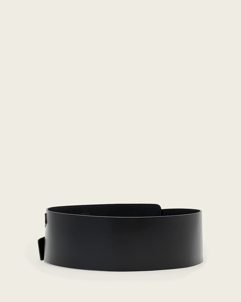 Jade Tapered Leather Belt