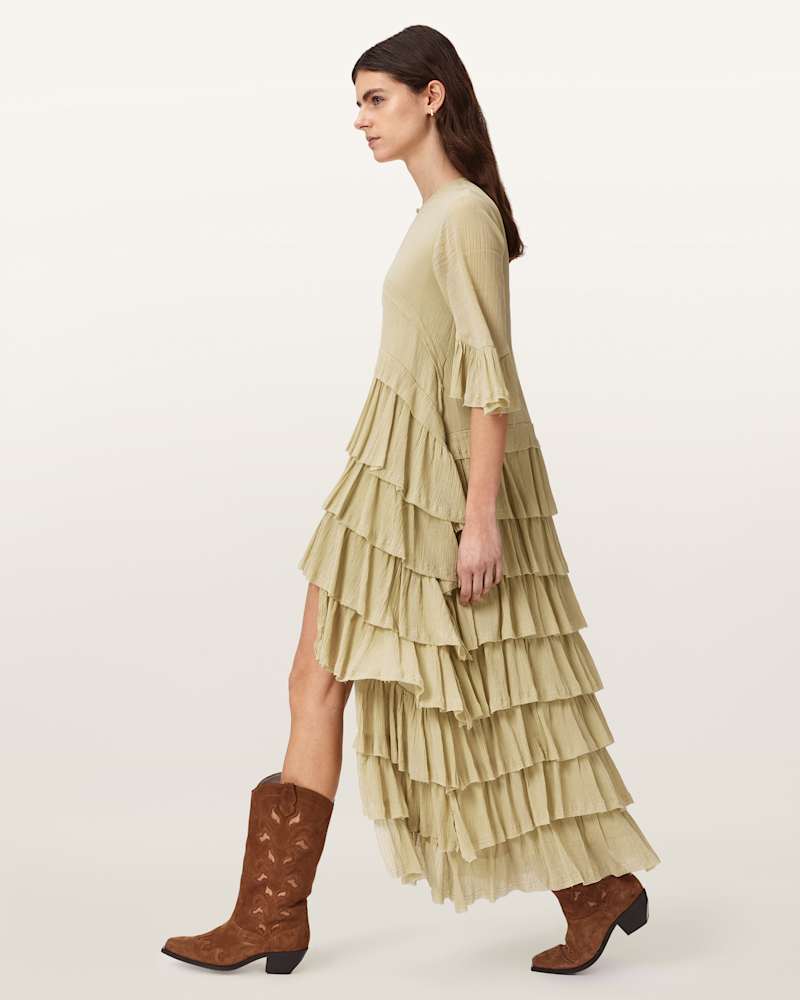 Cavarly Short Sleeve Maxi Dress