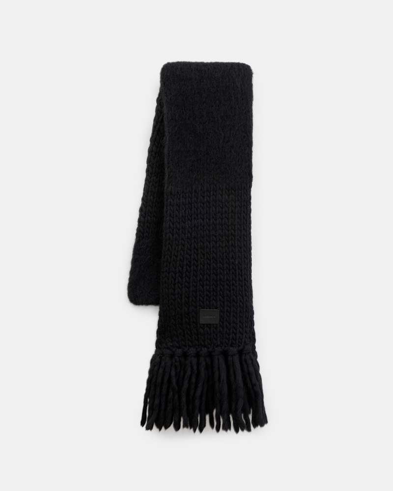 Amber Mixed Knitted Scarf