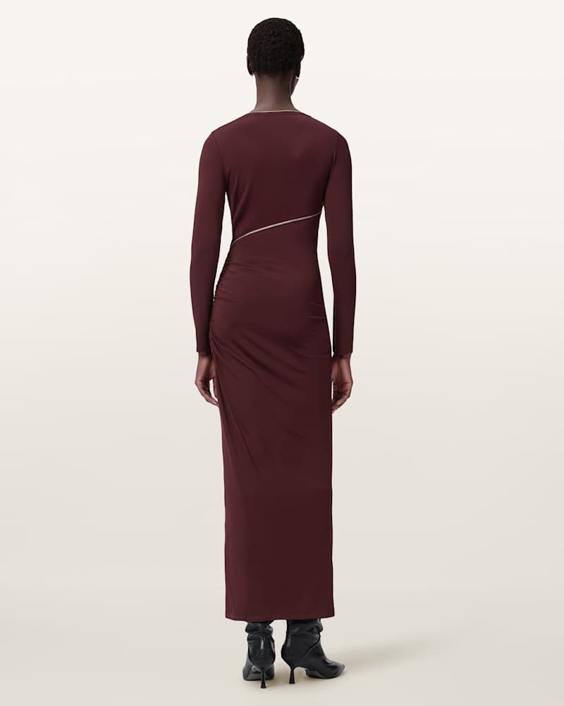 Elsie Zipper Maxi Dress