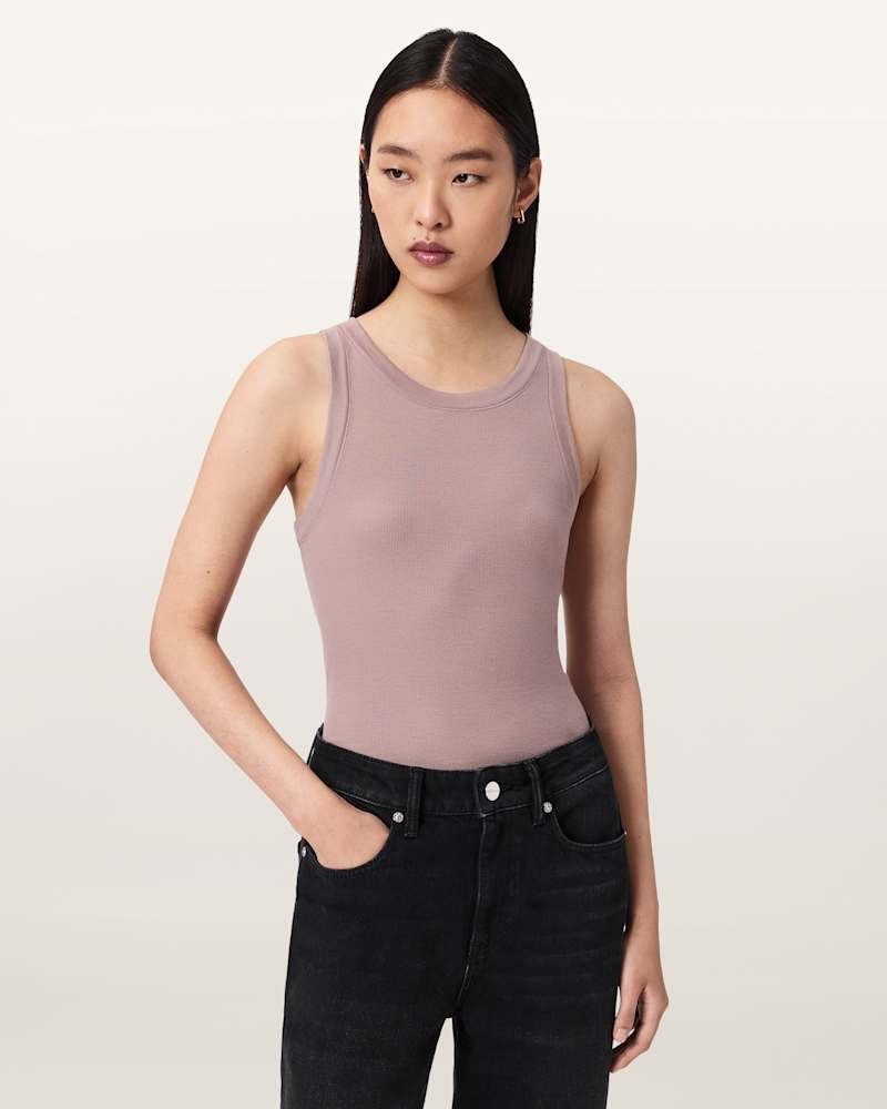 Rina Crew Neck Sleeveless Tank Top 