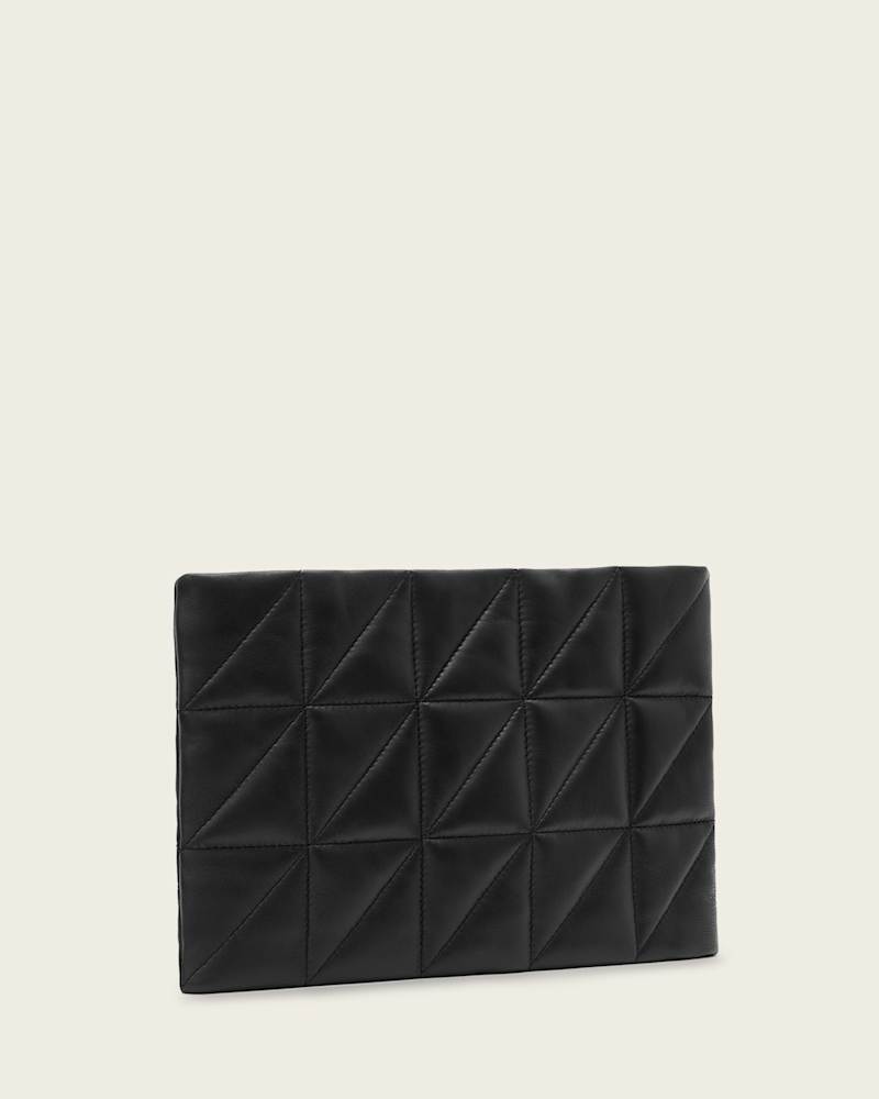 Bettina Leather Quilt Clutch Bag