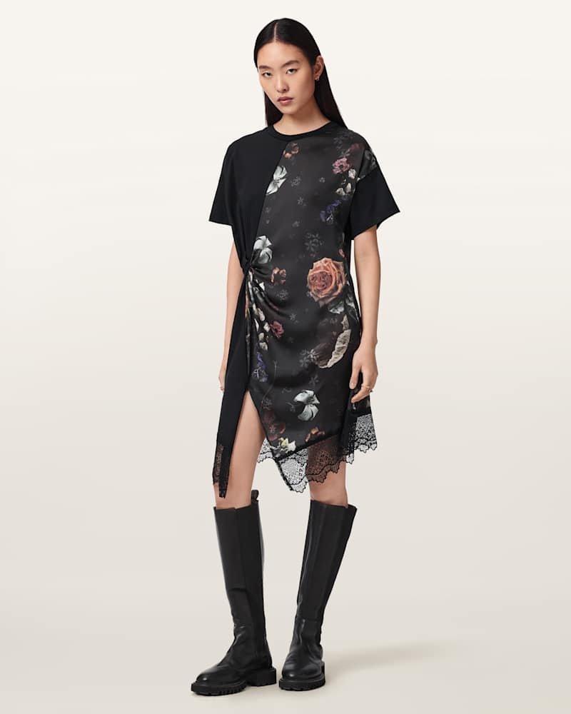 Lana Lace Floral Mini Dress