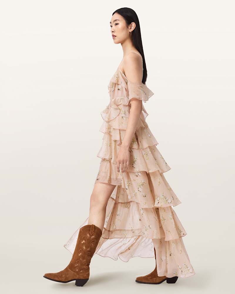 Sienna Ruffle Maxi Dress