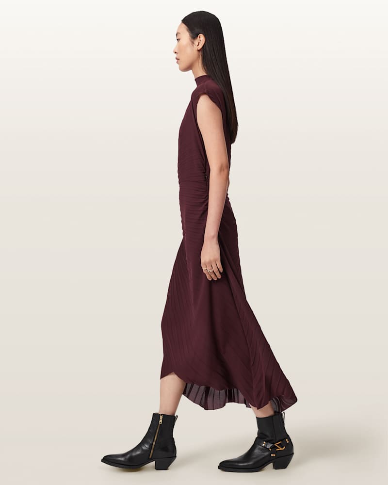 Rayanna Pleated Midi Dress