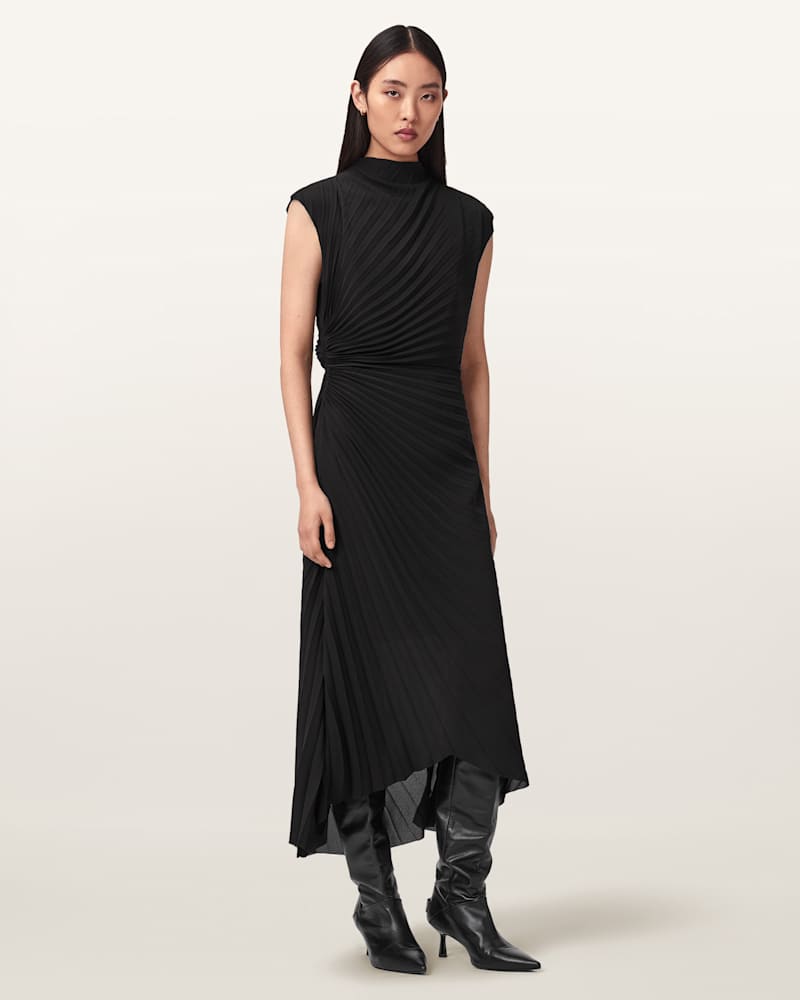 Rayanna Pleated Midi Dress