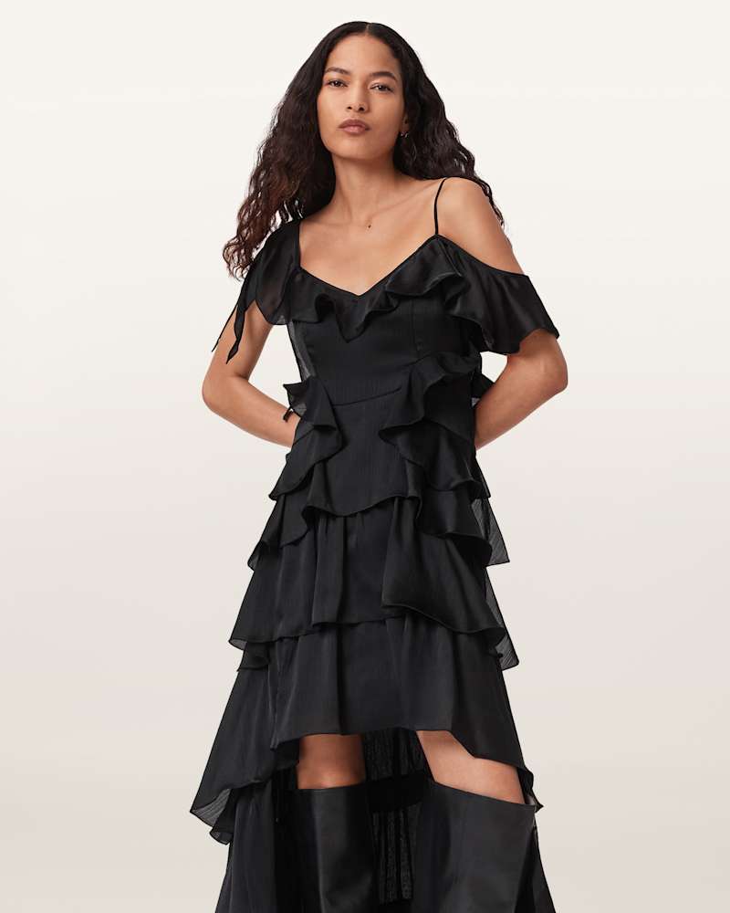 Sienna Ruffle Maxi Dress