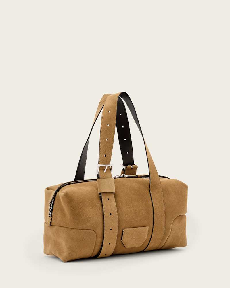 Ares Suede Shoulder Bag