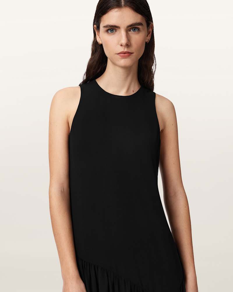 Cyra Asymmetric Maxi Dress