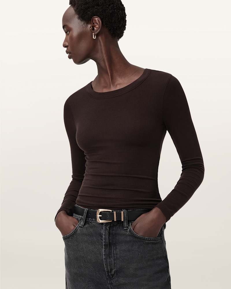 Rina Long Sleeve Crew Neck T-Shirt