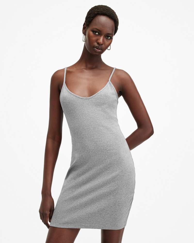 Giana Metallic Open Stitch Midi Dress