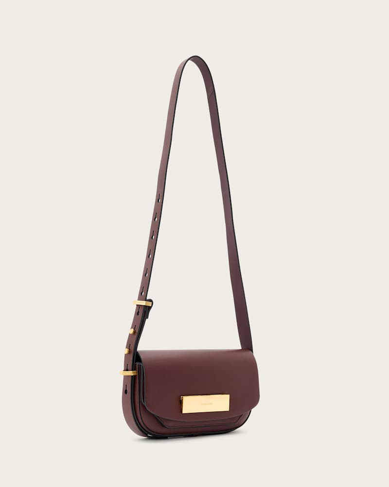Etta Leather Satchel Crossbody Bag