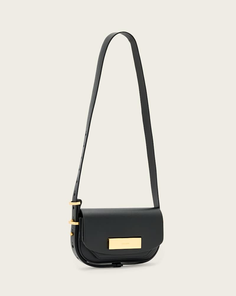 Etta Leather Satchel Crossbody Bag