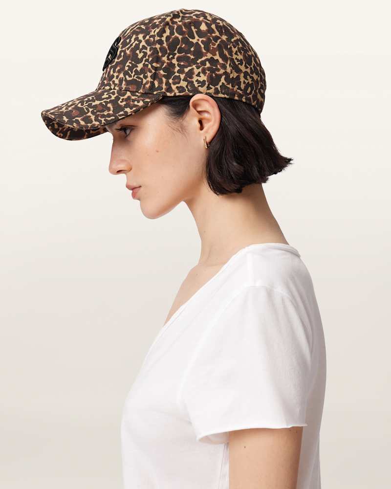 Casey Leopard Print Baseball Cap