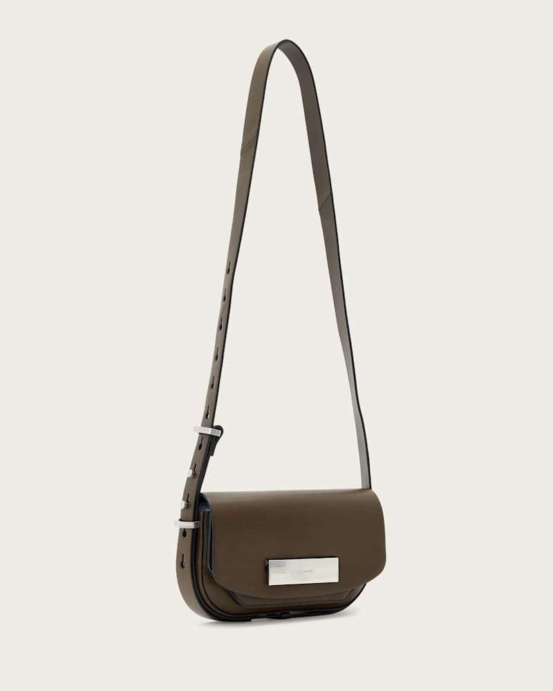 Etta Leather Satchel Crossbody Bag