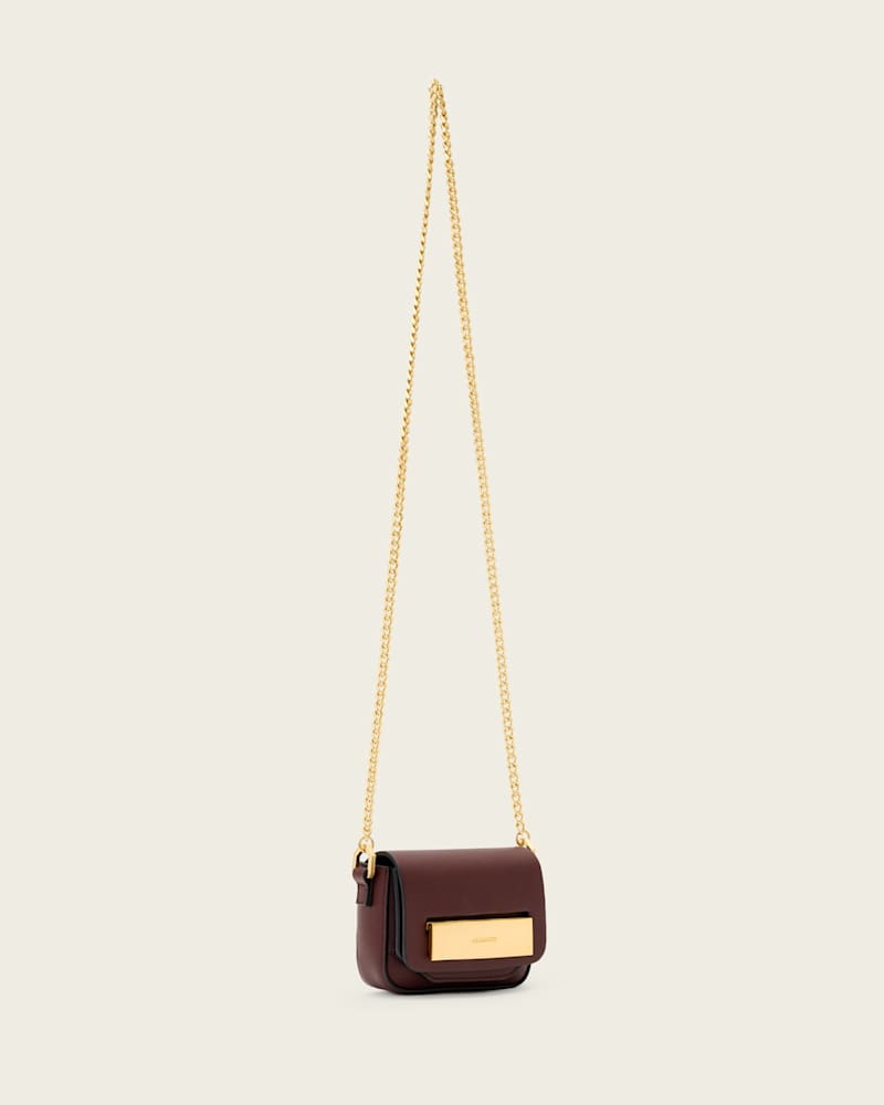 Etta Leather Chain Crossbody Bag