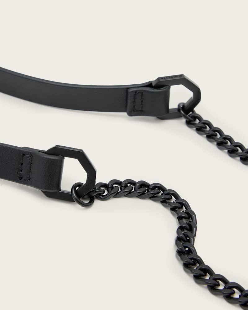 Etta Metallic Leather Clutch Bag