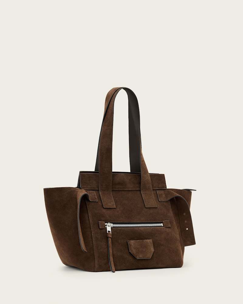 Perez Suede Shoulder Bag
