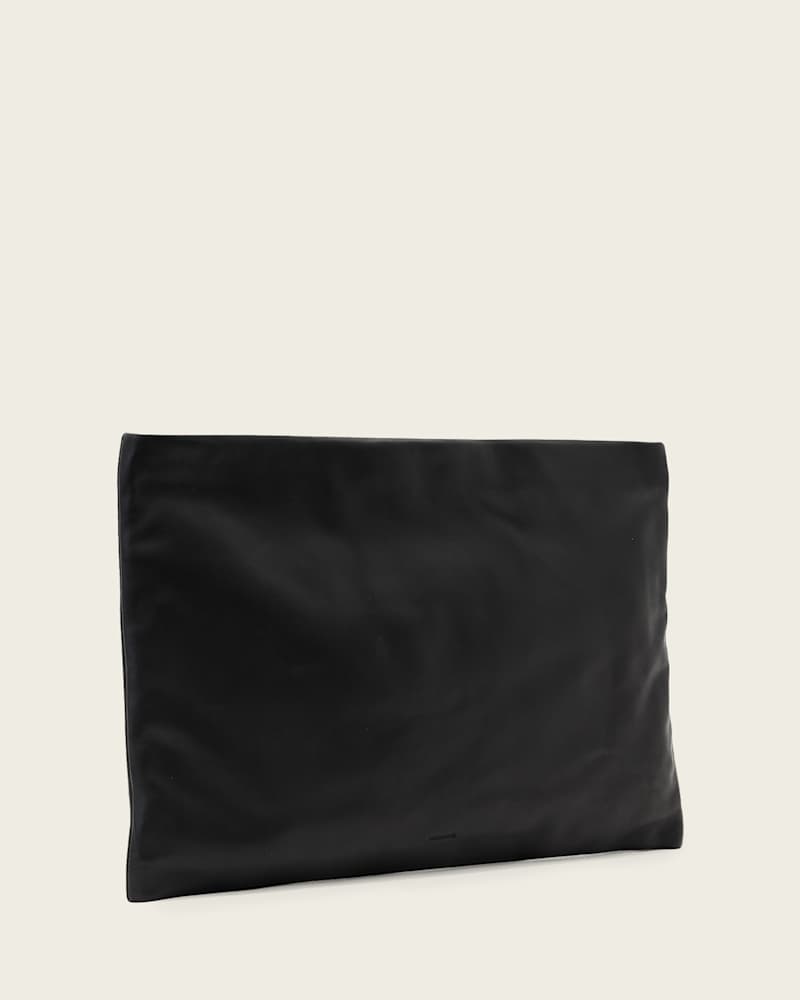 Bettina Large Leather Clutch Bag