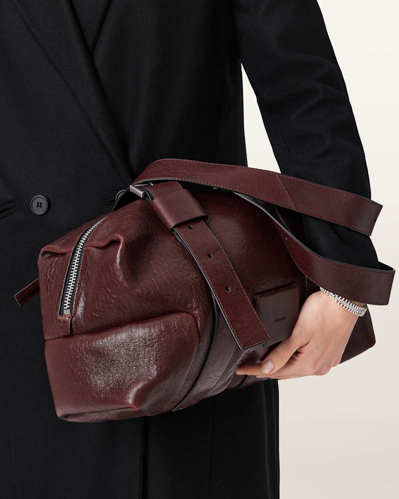 Ares Grain Leather Shoulder Bag