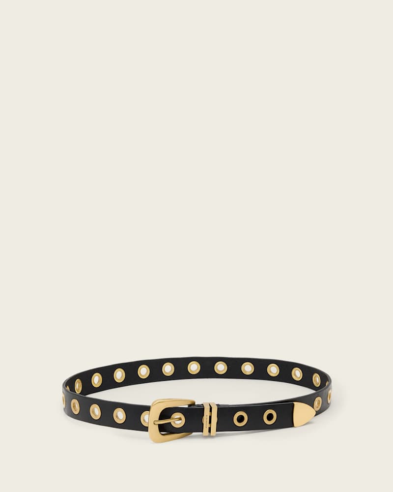 Julia Leather Eyelet Belt