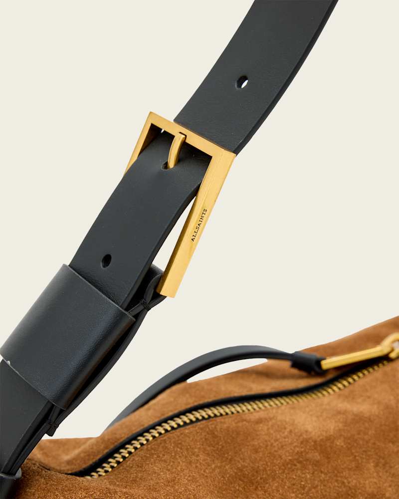 Noemie Suede Shoulder Bag