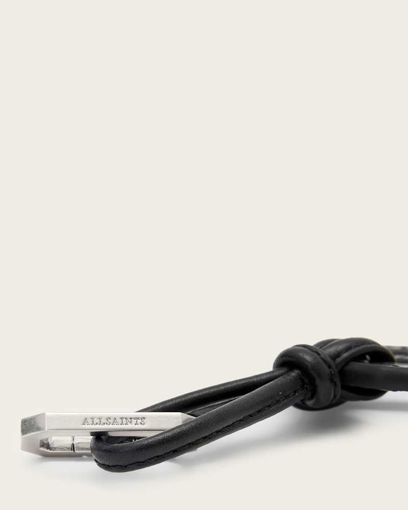 Leather Peace Keyring