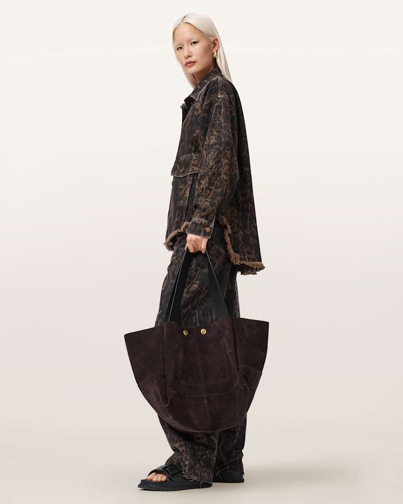 Rosalie Large Suede Tote Bag