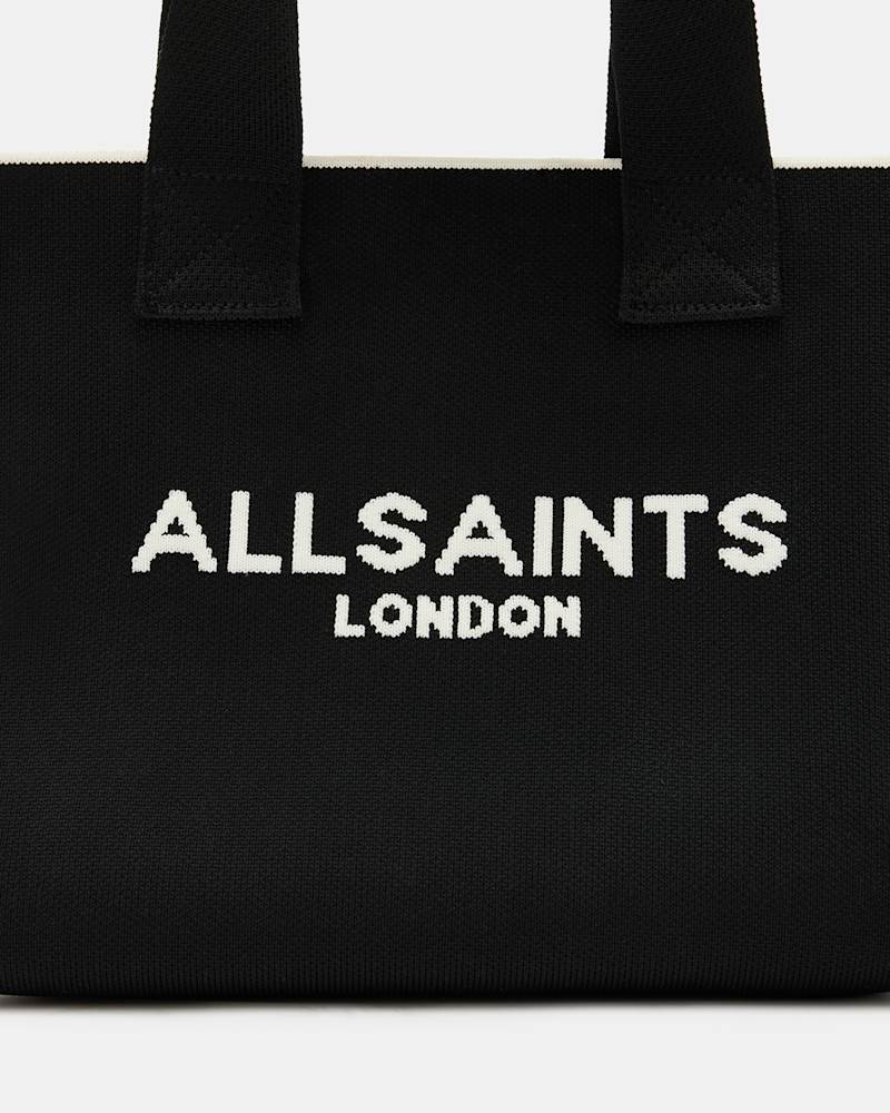 Izzy Logo Print Knitted Mini Tote Bag