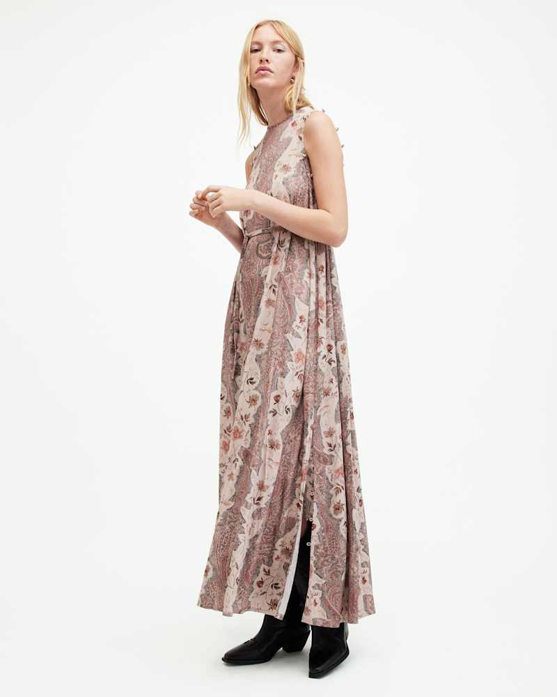 Susannah Cascade Paisley Maxi Dress
