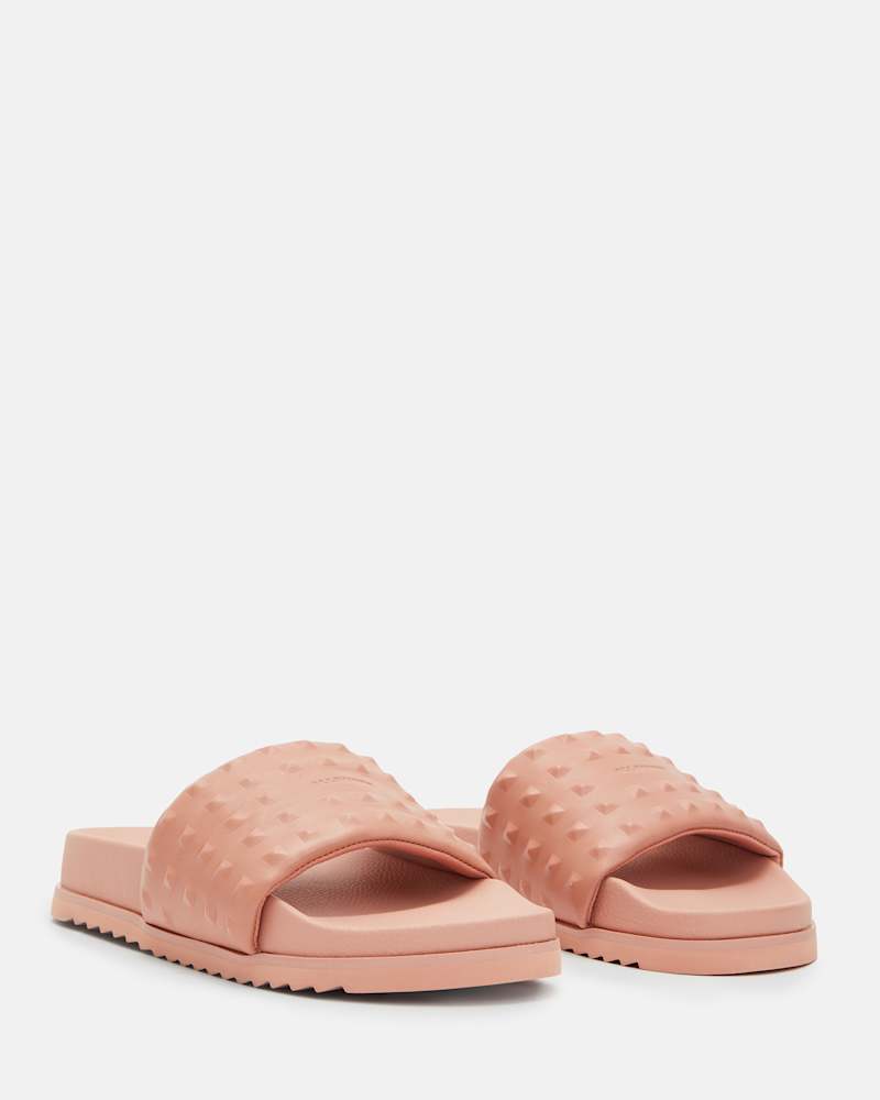 Shay Leather Studded Sandals