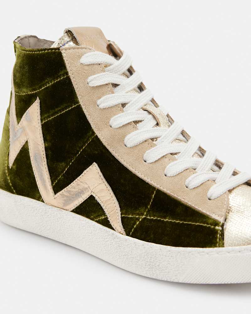 Tundy Bolt High Top Leather Trainers
