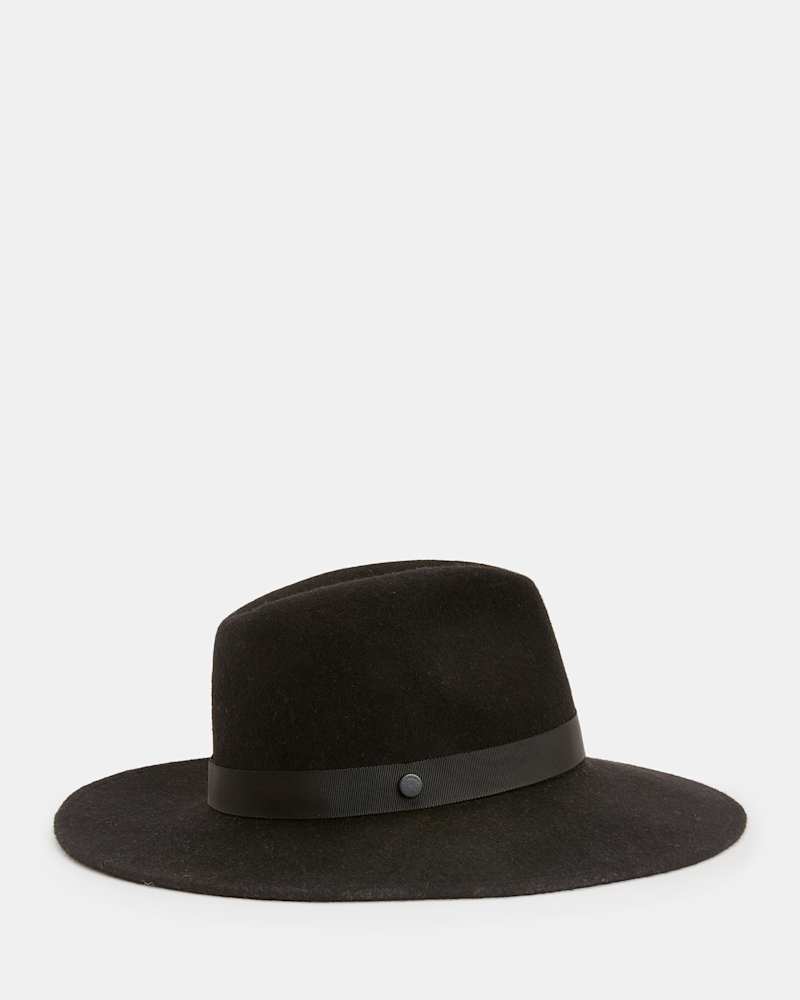 Anita Leopard Print Brim Fedora Hat