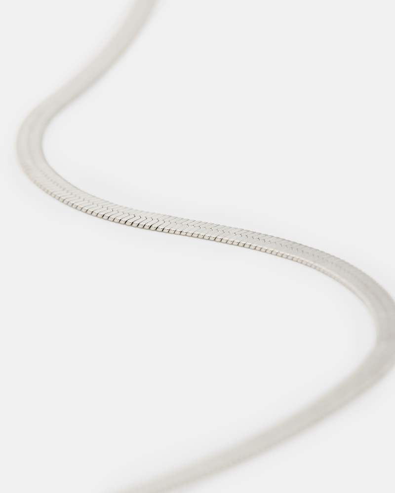 Snake Chain Fine Sterling Silver Necklace