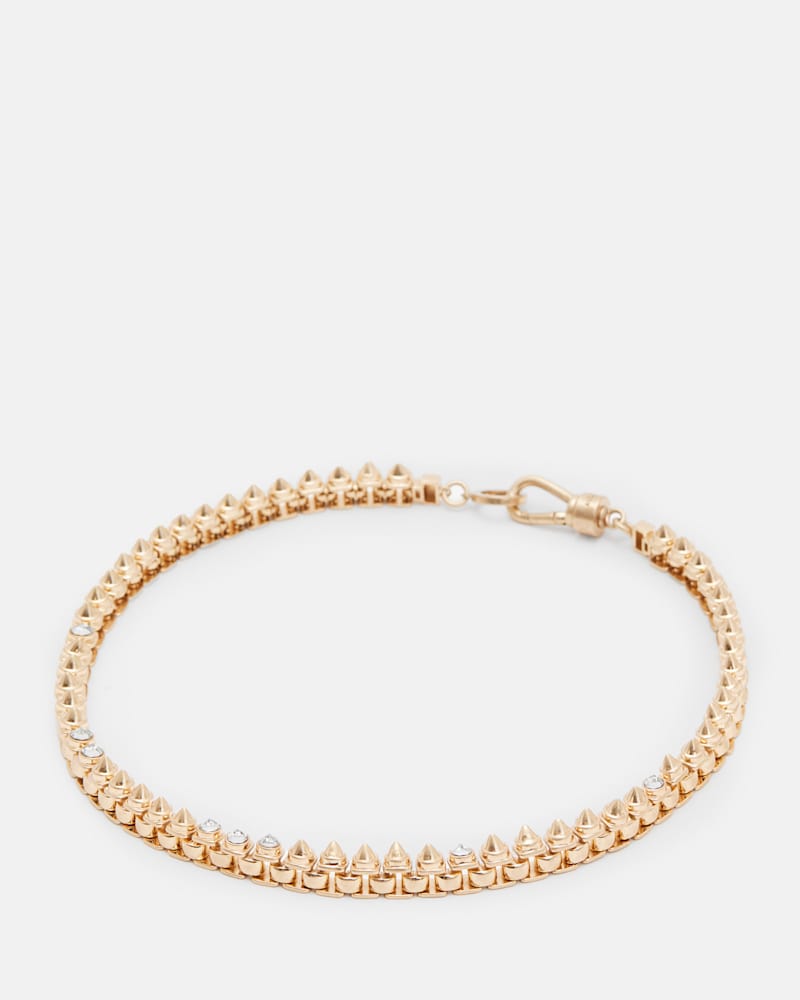 Bobbie Box Chain Studded Necklace