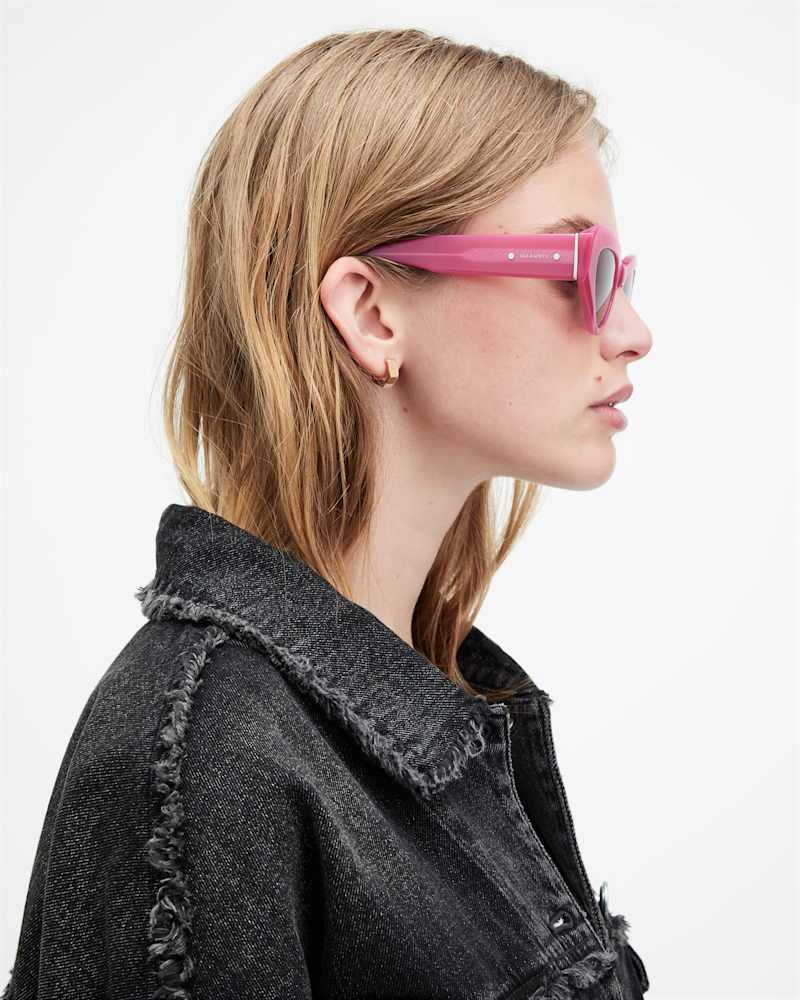 Calypso Bevelled Cat Eye Sunglasses