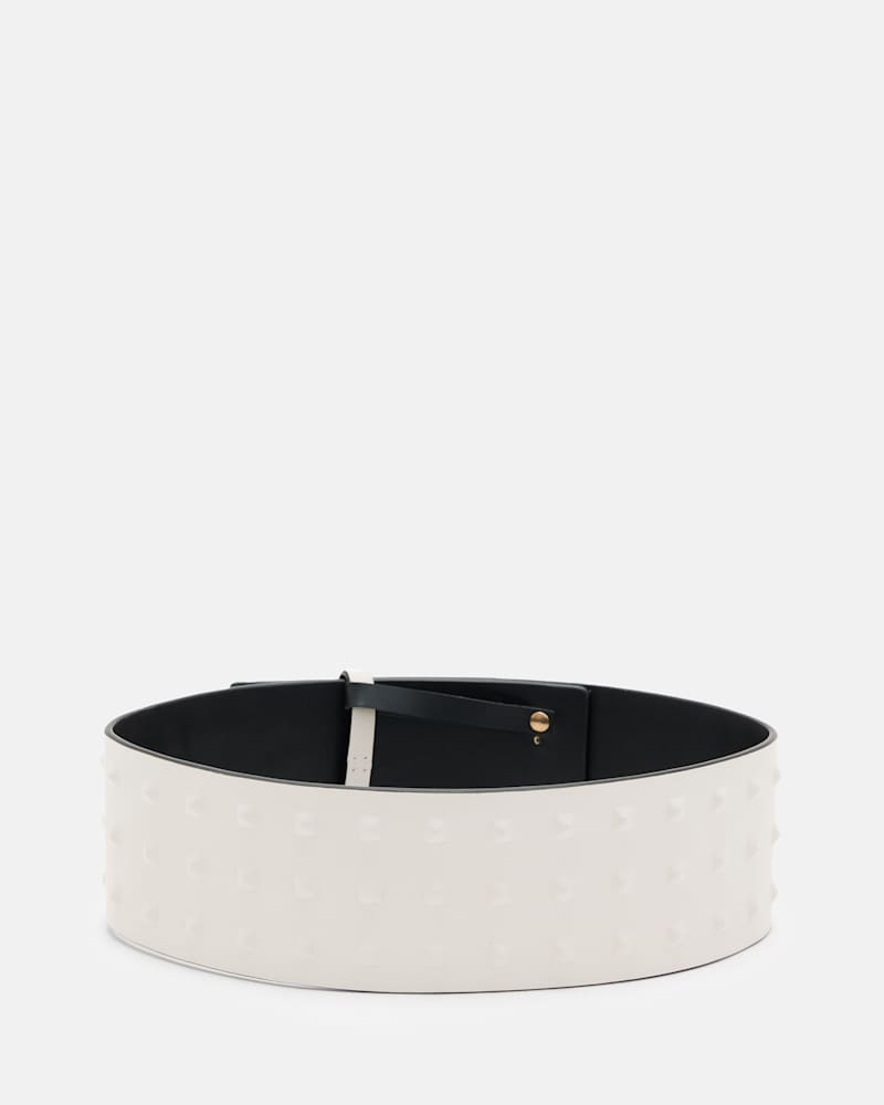 Lara Studded Leather Waist Belt