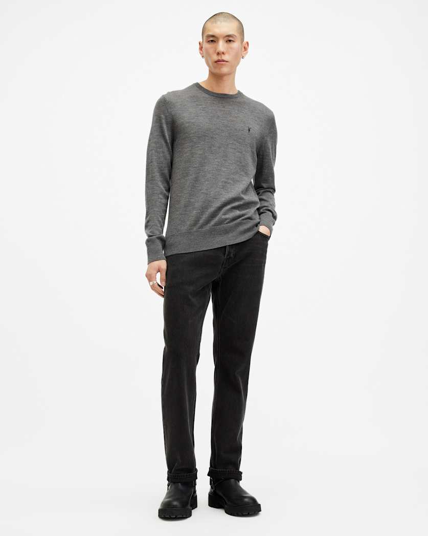 Mode Merino Crew Neck Ramskull Jumper
