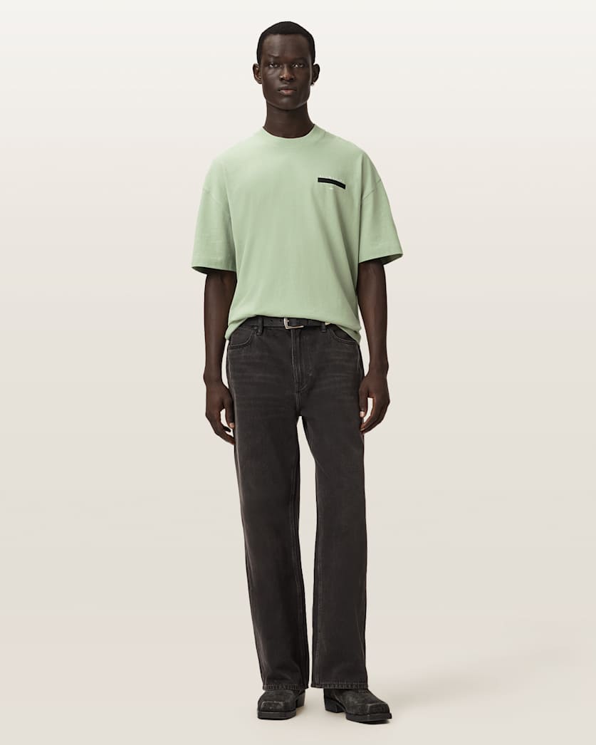 Redact Oversized Embroidered Logo T-Shirt