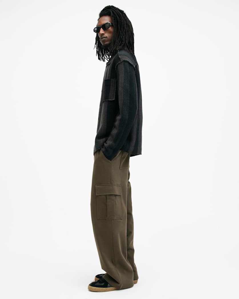 Patton Wide Leg Cargo Sweatpants