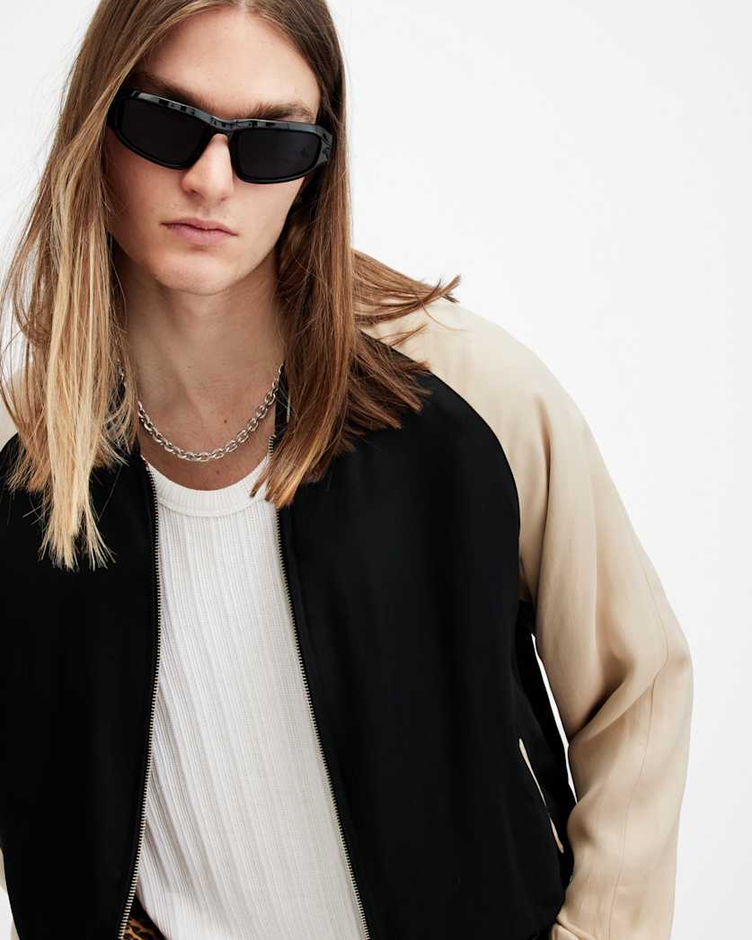 Tour Reversible Leopard Print Bomber Jacket