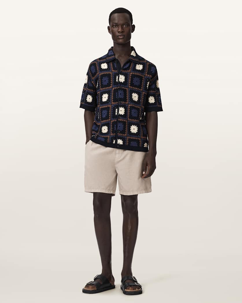 Mandon Crochet Knit Shirt
