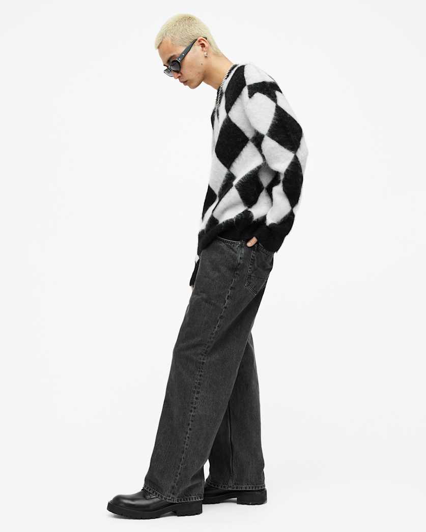 Joker Oversized Argyle Jacquard Jumper
