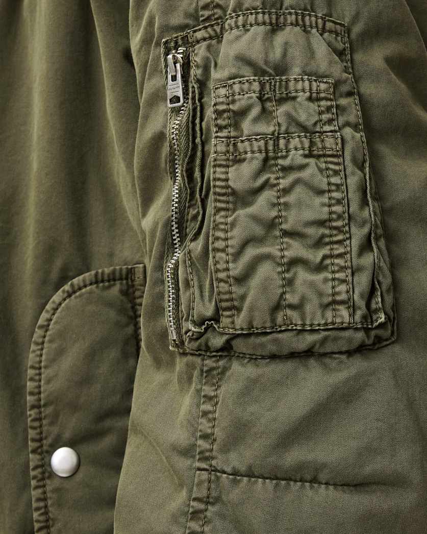 Banner Relaxed Fit Bomber Jacket